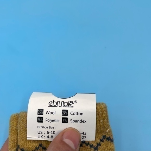 NWT - EBMOLE Wool Mix Socks - Picture 3 of 3